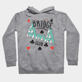 Bridge Club Design White Hoodie